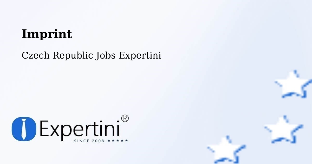 Imprint – Liberec - Czech Republic Jobs Expertini